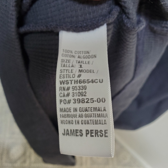 James Perse V-Neck Thermal Knit Midi Dress Elevated Basic Deep Gray Size S - Picture 11 of 14